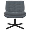 vidaXL Fauteuil relaxant pivotant Gris foncé 63 x 75 x 76 cm Velours
