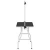 vidaXL Table de Toilettage Ajustable pour Chiens Chats 2 Potences
