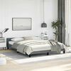 vidaXL Cadre de lit sans matelas gris foncé queen velours
