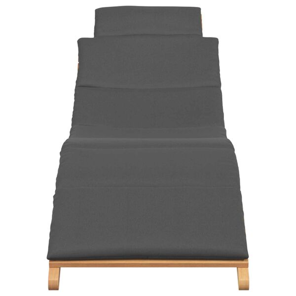 vidaXL Transat de jardin Marron 198 x 55 x 58,5 cm Bois de teck massif