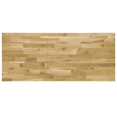 vidaXL Dessus de table Bois de chêne Rectangulaire 44 mm 140x60 cm