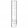 vidaXL Mur &agrave; gabion avec couvercles Acier galvanis&eacute; 80x20x100 cm