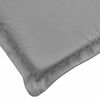 vidaXL Coussin de chaise longue gris 186x58x4 cm tissu oxford