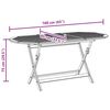 vidaXL Ensemble &agrave; manger d'ext&eacute;rieur 7 pcs Bois d'acacia solide