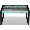vidaXL Table basse Bois de r&eacute;cup&eacute;ration massif 80x80x40 cm