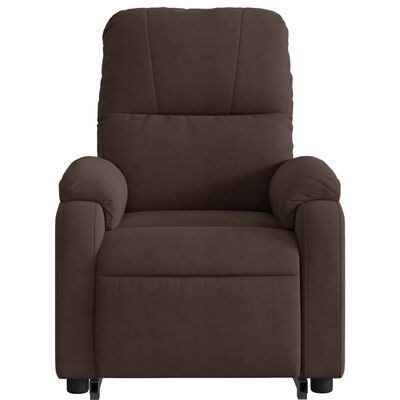 vidaXL Fauteuil inclinable de massage électrique marron