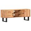 vidaXL Meuble TV 118x30x45 cm Bois d'acacia massif
