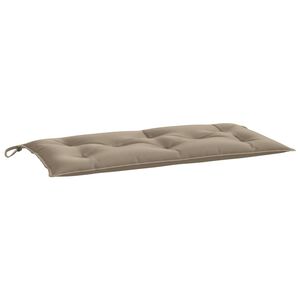 vidaXL Coussin de banc de jardin taupe 100x50x7 cm tissu oxford