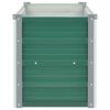 vidaXL Lit surélevé de jardin Acier galvanisé 100x40x45 cm Vert