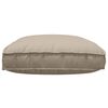 vidaXL Coussin Taupe 120 x 80 x 12 cm Tissu Oxford