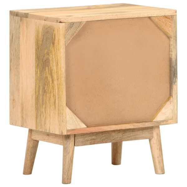 vidaXL Table de chevet 40x30x50 cm Bois de manguier massif