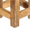 vidaXL Tables d'appoint gigognes 3 pcs bois de manguier massif brut