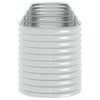 vidaXL Jardinière surélevée 400x80x81 cm acier galvanisé argenté