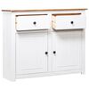 vidaXL Buffet Blanc 93x40x80 cm Pin Gamme Panama