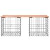 vidaXL Banc de jardin design gabion 103x44x42cm bois massif de douglas