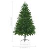 vidaXL Arbre de No&euml;l artificiel pr&eacute;-&eacute;clair&eacute; 150 cm vert