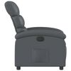vidaXL Fauteuil inclinable &eacute;lectrique gris similicuir