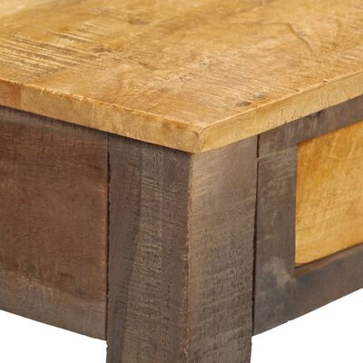 vidaXL Table console Bois massif Vintage 118 x 30 x 80 cm