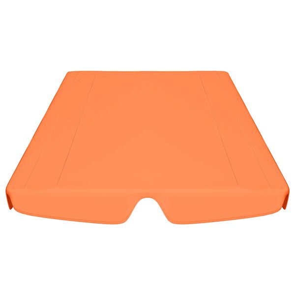 vidaXL Toit de rechange balan&ccedil;oire orange 188/168x145/110 cm
