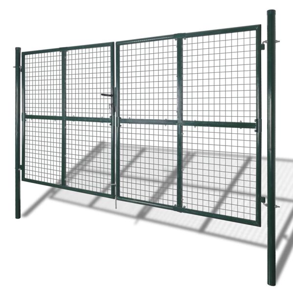 vidaXL Grille de clôture/porte de jardin en filet 300x175 cm