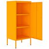 vidaXL Armoire de rangement Jaune moutarde 42,5x35x101,5 cm Acier