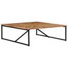 vidaXL Table basse 110x110x36 cm Bois d'acacia solide