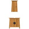 vidaXL Ensemble de meubles de salle de bain 2 pcs bois de pin massif