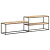 vidaXL Meuble TV 180x30x50 cm Bois de manguier brut
