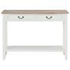 vidaXL Table console Blanc 110x35x80 cm Bois