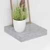 vidaXL &Eacute;tag&egrave;re murale flottante gris b&eacute;ton 23x23,5x3,8 cm MDF