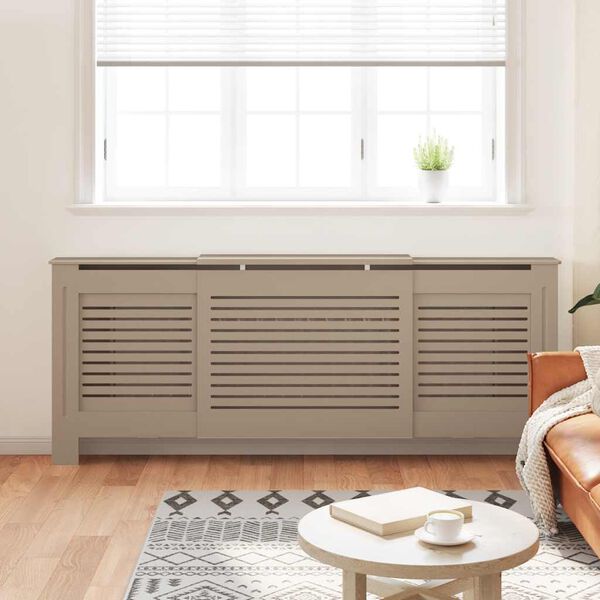 vidaXL Cache-radiateur MDF 205 cm