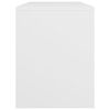 vidaXL Tabouret de toilette Blanc 70x35x45 cm Bois d'ingénierie