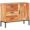vidaXL Buffet 88x30x73 cm Bois d'acacia massif