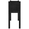 vidaXL Jardini&egrave;res 2 pcs Noir 70x31x70 cm Bois de pin massif