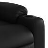 vidaXL Fauteuil de massage inclinable noir similicuir