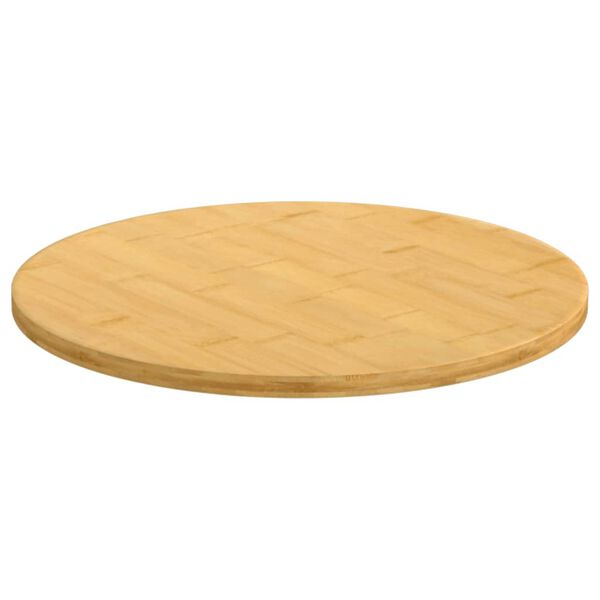 vidaXL Dessus de table &Oslash;30x1,5 cm bambou