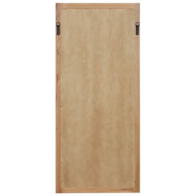 vidaXL Miroir 50x140 cm Bois de chêne massif