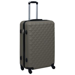 vidaXL Valise rigide Anthracite ABS