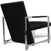 vidaXL Fauteuil cabriolet noir similicuir
