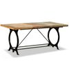 vidaXL Table &agrave; manger Bois de r&eacute;cup&eacute;ration massif 180 cm