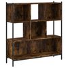 vidaXL Biblioth&egrave;que ch&ecirc;ne fum&eacute; 102x28x172 cm bois d'ing&eacute;nierie