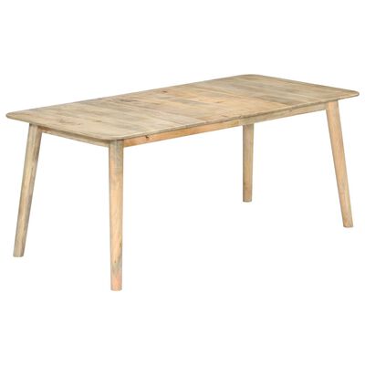 vidaXL Table de salle à manger 180x90x76 cm Bois de manguier massif