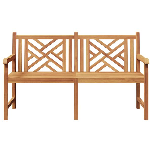 vidaXL Banc de jardin Marron 150 x 60 x 90 cm Bois de teck solide
