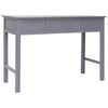 vidaXL Bureau Gris 110 x 45 x 76 cm Bois