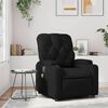 vidaXL Fauteuil de massage inclinable noir similicuir