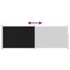 vidaXL Auvent lat&eacute;ral r&eacute;tractable 160 x 500 cm Noir