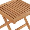 vidaXL Repose-pied pliable 46,5x49x41,5 cm Bois de teck solide