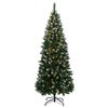 vidaXL Sapin de No&euml;l artificiel 300 LED 210 cm