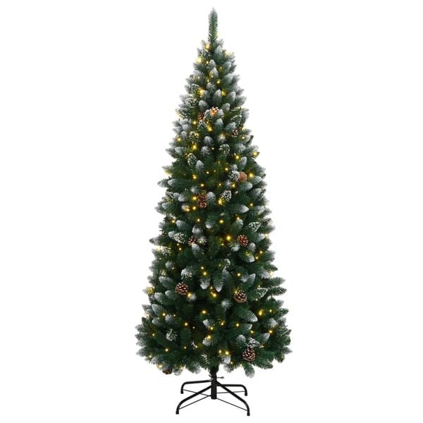 vidaXL Sapin de No&euml;l artificiel 300 LED 210 cm