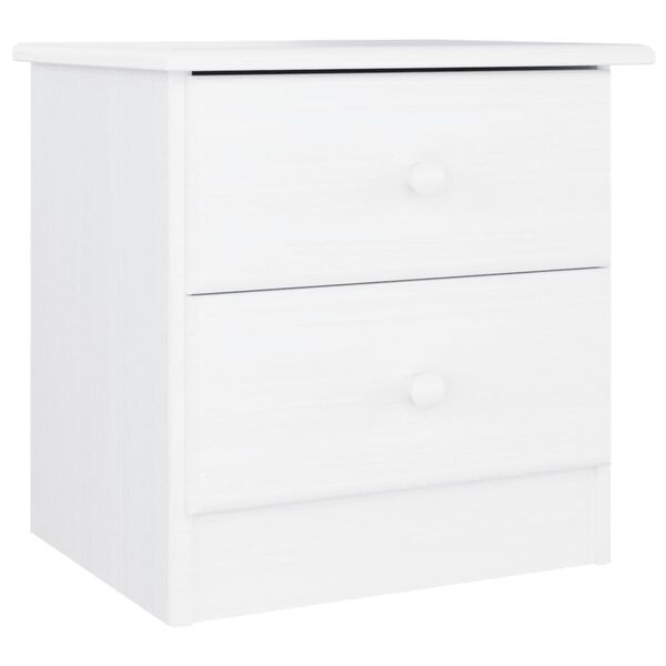 vidaXL Table de chevet ALTA blanc 41x35x41 cm bois de pin massif
